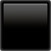 Émoji ⬛ Grand Carré Noir sur Apple iOS 16.4.