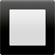 🔲 Emoji schwarze quadratische Schaltfläche Apple iOS 16.4.
