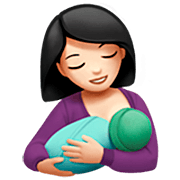 🤱🏻 Emoji Lactancia Materna: Tono De Piel Claro en Apple iOS 16.4.