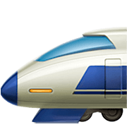 Émoji 🚅 Train à Grande Vitesse sur Apple iOS 16.4.