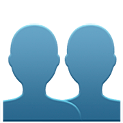 Emoji 👥 Profilo Di Due Persone su Apple iOS 16.4.
