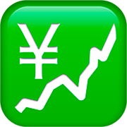 💹 Emoji steigender Trend mit Yen-Zeichen Apple iOS 16.4.