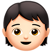 Émoji 🧒🏻 Enfant : Peau Claire sur Apple iOS 16.4.