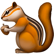 Émoji 🐿️ écureuil sur Apple iOS 16.4.