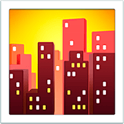 🌆 Emoji Cidade Ao Anoitecer na Apple iOS 16.4.