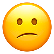 😕 Emoji Rosto Confuso na Apple iOS 16.4.