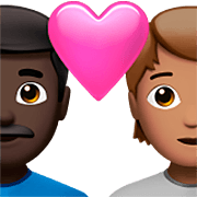 👨🏿‍❤️‍🧑🏽 Emoji Pareja Enamorada: Hombre, Persona, Tono De Piel Oscuro, Tono De Piel Medio en Apple iOS 16.4.