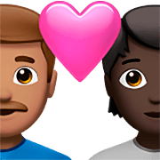 👨🏽‍❤️‍🧑🏿 Emoji Pareja Enamorada: Hombre, Persona, Tono De Piel Medio, Tono De Piel Oscuro en Apple iOS 16.4.