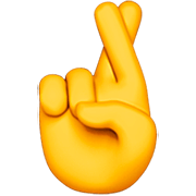 🤞 Emoji Dedos Cruzados en Apple iOS 16.4.