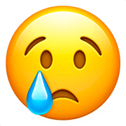 😢 Emoji Cara Llorando en Apple iOS 16.4.