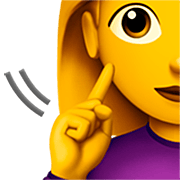 Emoji 🧏‍♀️ Donna Con Problemi Di Udito su Apple iOS 16.4.