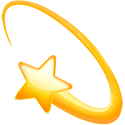 Emoji 💫 Stella Con Scia su Apple iOS 16.4.