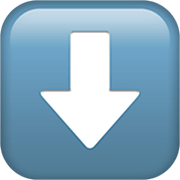 Emoji ⬇️ Freccia Rivolta Verso Il Basso su Apple iOS 16.4.