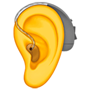 🦻 Emoji Ohr mit Hörhilfe Apple iOS 16.4.
