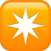✴️ Emoji Estrela De Oito Pontas na Apple iOS 16.4.