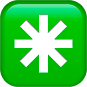 ✳️ Emoji Asterisco De Ocho Puntas en Apple iOS 16.4.