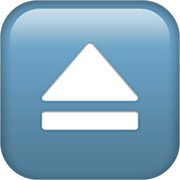 Émoji ⏏️ Bouton éjecter sur Apple iOS 16.4.