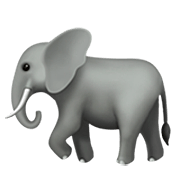 Emoji 🐘 Elefante su Apple iOS 16.4.