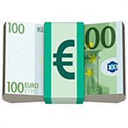 Emoji 💶 Banconota Euro su Apple iOS 16.4.