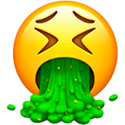 Emoji 🤮 Faccina Che Vomita su Apple iOS 16.4.