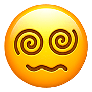 Emoji 😵‍💫 Faccia Con Occhi A Spirale su Apple iOS 16.4.