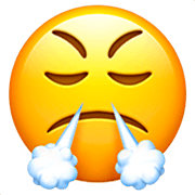 Emoji 😤 Faccina Che Sbuffa su Apple iOS 16.4.