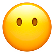 Emoji 😶 Faccina Senza Bocca su Apple iOS 16.4.