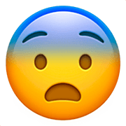 Emoji 😨 Faccina Impaurita su Apple iOS 16.4.