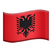 🇦🇱 Emoji Bandera: Albania en Apple iOS 16.4.