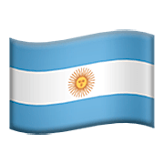 🇦🇷 Emoji Bandera: Argentina en Apple iOS 16.4.