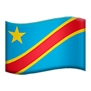 🇨🇩 Emoji Bandeira: Congo-Kinshasa na Apple iOS 16.4.