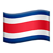 🇨🇷 Emoji Bandeira: Costa Rica na Apple iOS 16.4.