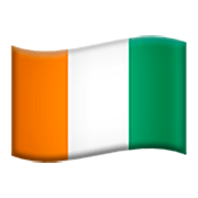 🇨🇮 Emoji Bandera: Côte D’Ivoire en Apple iOS 16.4.