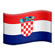 🇭🇷 Emoji Bandera: Croacia en Apple iOS 16.4.