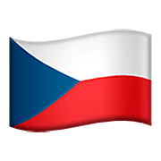 🇨🇿 Emoji Bandera: Chequia en Apple iOS 16.4.
