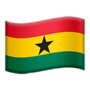 🇬🇭 Emoji Bandera: Ghana en Apple iOS 16.4.