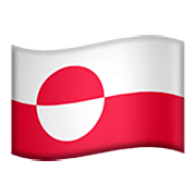 🇬🇱 Emoji Bandera: Groenlandia en Apple iOS 16.4.