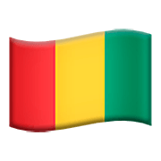 🇬🇳 Emoji Bandera: Guinea en Apple iOS 16.4.