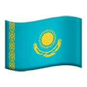 🇰🇿 Emoji Bandera: Kazajistán en Apple iOS 16.4.