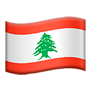 🇱🇧 Emoji Bandera: Líbano en Apple iOS 16.4.