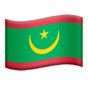 Émoji 🇲🇷 Drapeau : Mauritanie sur Apple iOS 16.4.