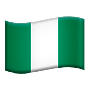 🇳🇬 Emoji Bandera: Nigeria en Apple iOS 16.4.
