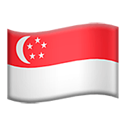 🇸🇬 Emoji Bandera: Singapur en Apple iOS 16.4.