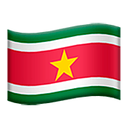 🇸🇷 Emoji Bandera: Surinam en Apple iOS 16.4.