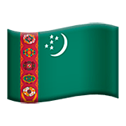 Émoji 🇹🇲 Drapeau : Turkménistan sur Apple iOS 16.4.