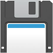 Emoji 💾 Floppy Disc su Apple iOS 16.4.