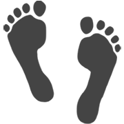 👣 Emoji Fußabdrücke Apple iOS 16.4.
