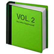 Emoji 📗 Libro Verde su Apple iOS 16.4.