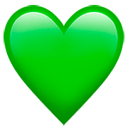 💚 Emoji Corazón Verde en Apple iOS 16.4.