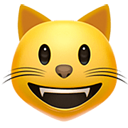 Emoji 😺 Gatto Che Sorride su Apple iOS 16.4.